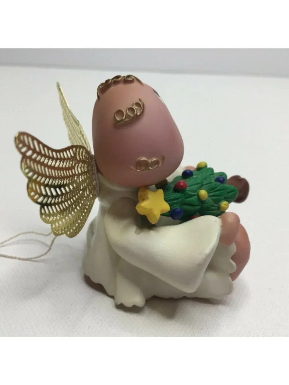 Kirks Kritters By Russ Figurines Angel Baby Christmas Tree Ornament